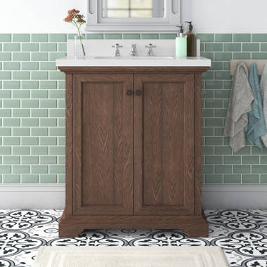 Lark Manor Annalice 30'' Single Bathroom Vanity with Quartz Top